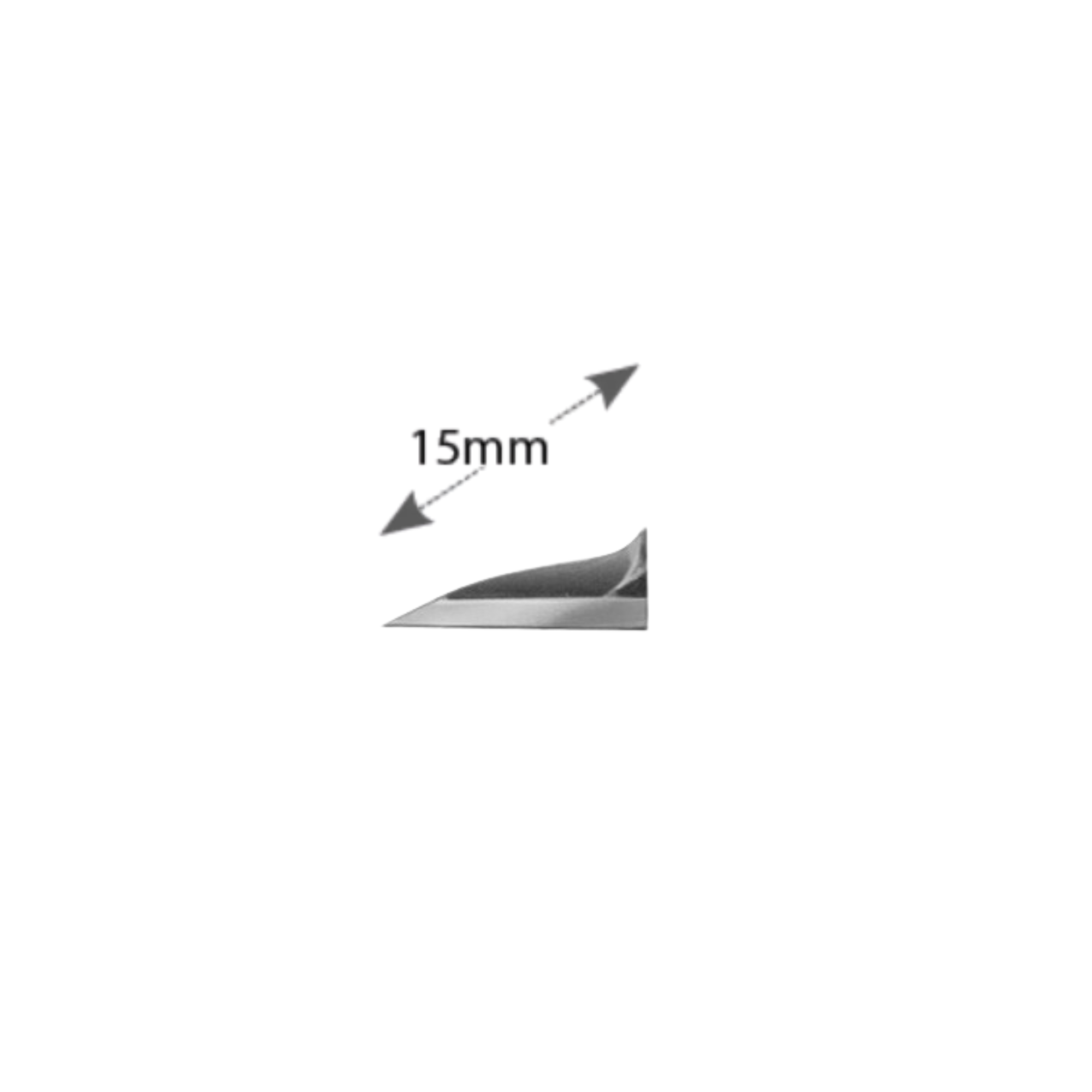 Pince à ongles - Coupe droite - Mors très fins - 13 cm - Aesculap - HF483R - My Médical