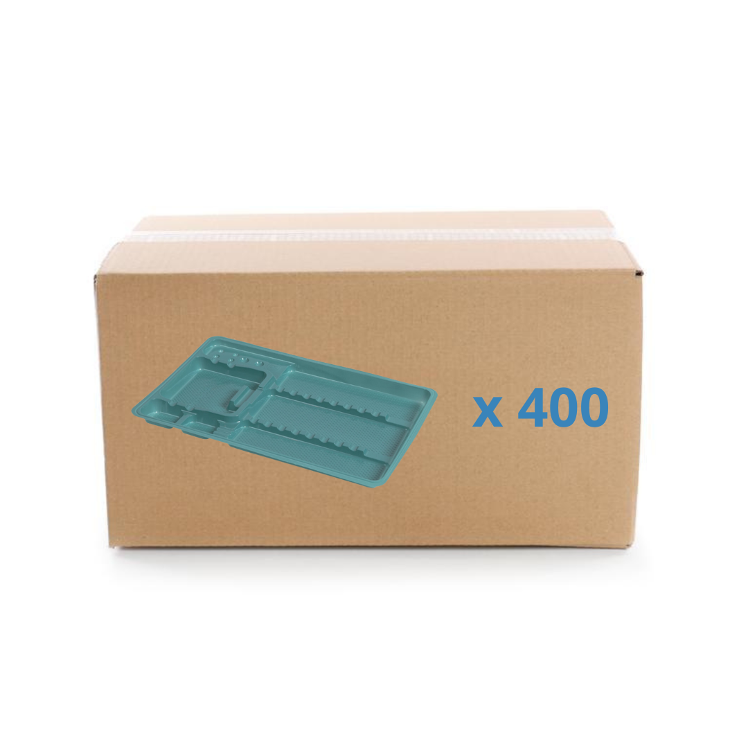 Plateaux de soin à usage unique avec compartiments - 3 formats - Carton de 400 - My Médical