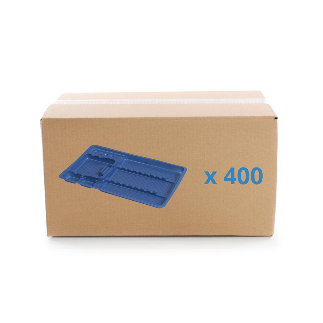 Plateaux de soin à usage unique avec compartiments - 3 formats - Carton de 400 - My Médical
