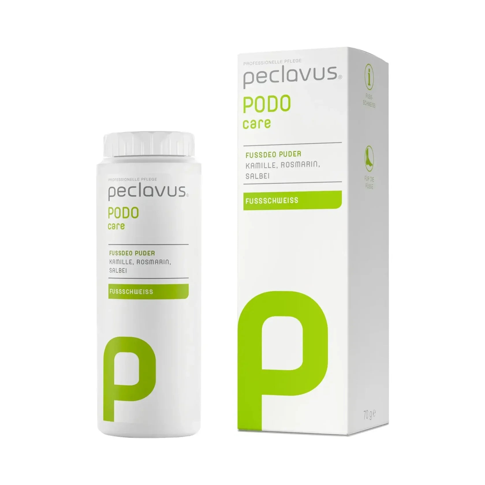 Deodorant Foot Powder - 70g - Peclavus