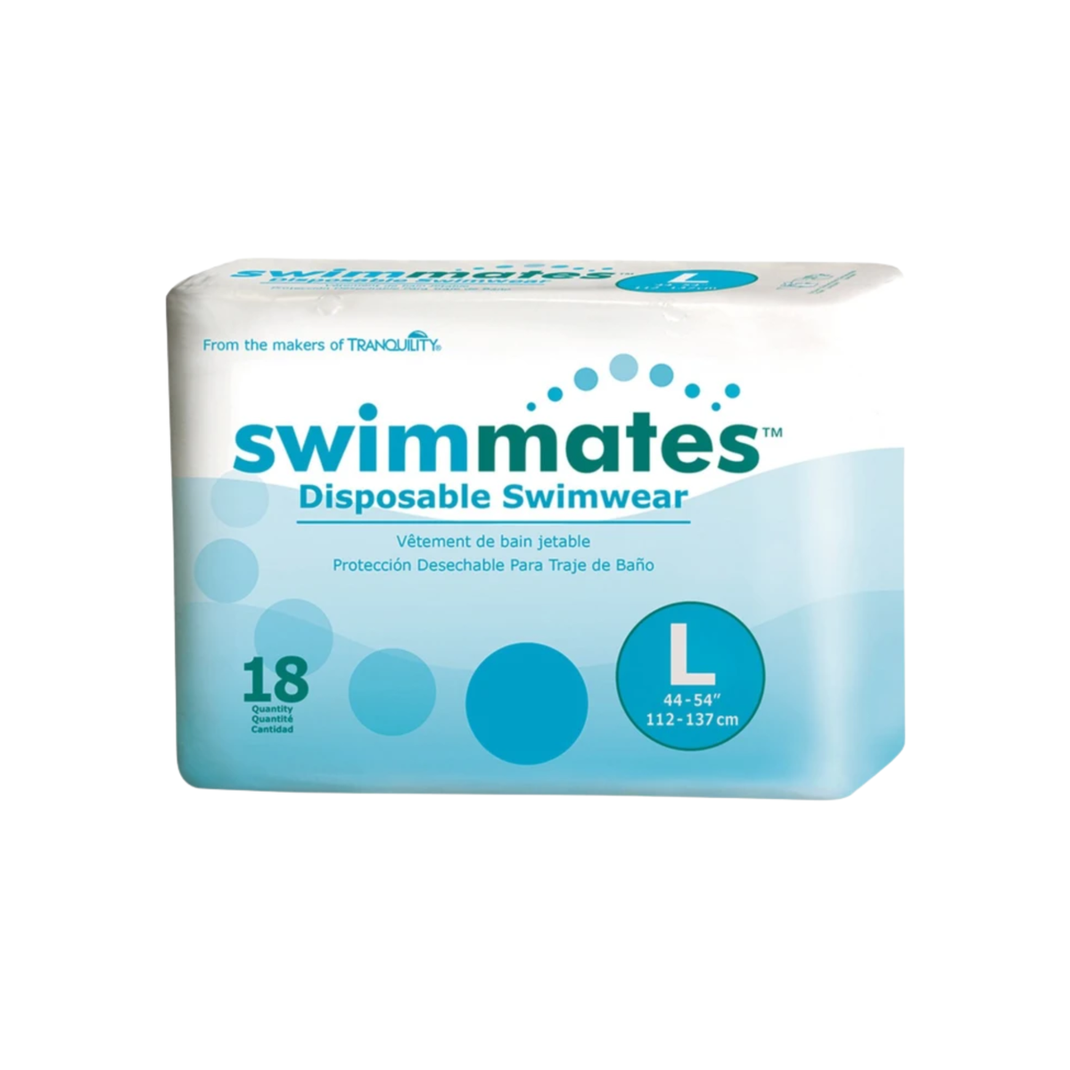 Protections unisexe sous le maillot de bain - Balnéo Swimmates - Abena