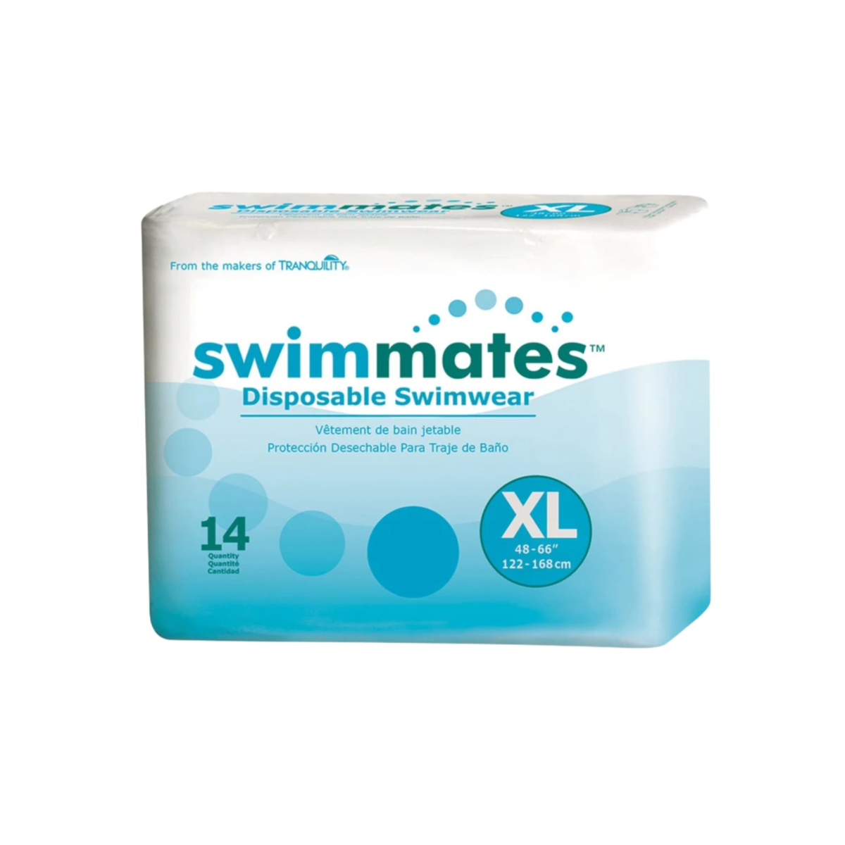 Protections unisexe sous le maillot de bain - Balnéo Swimmates - Abena