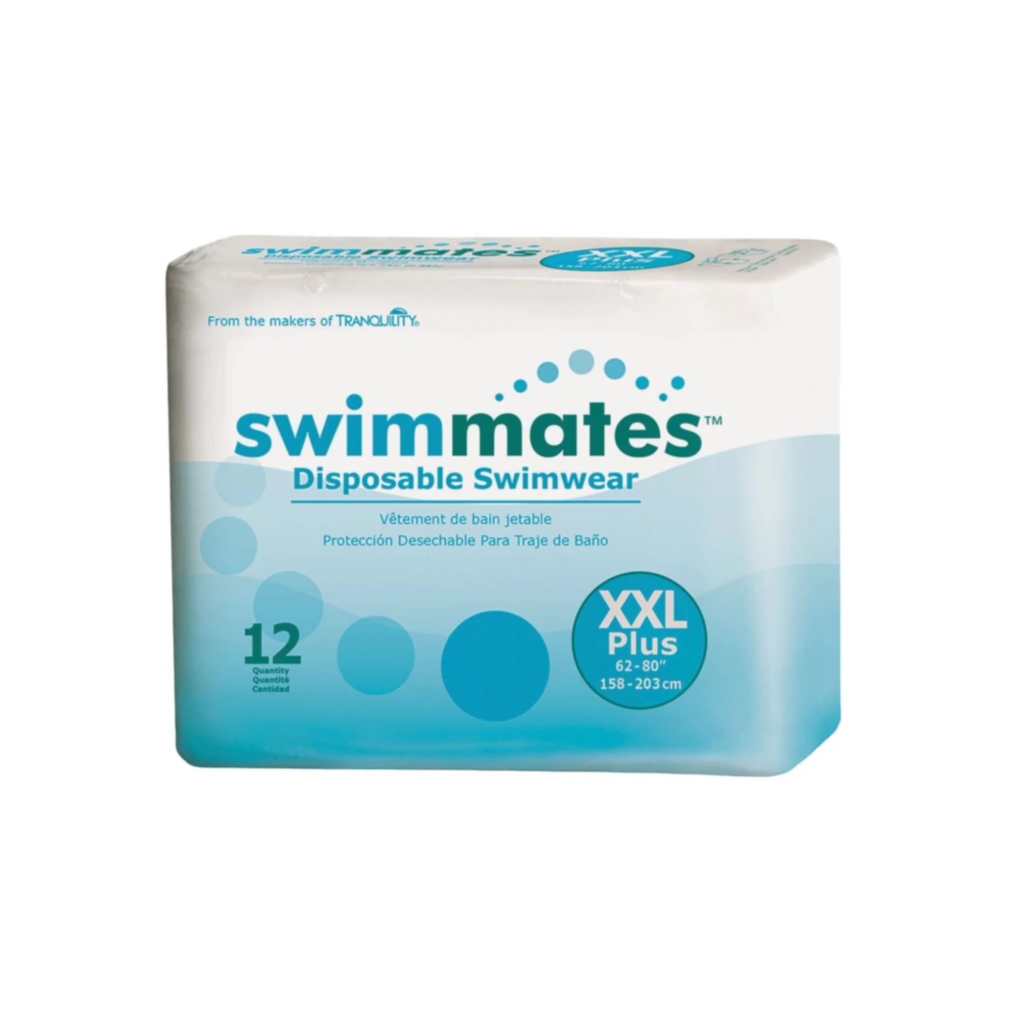 Protections unisexe sous le maillot de bain - Balnéo Swimmates - Abena