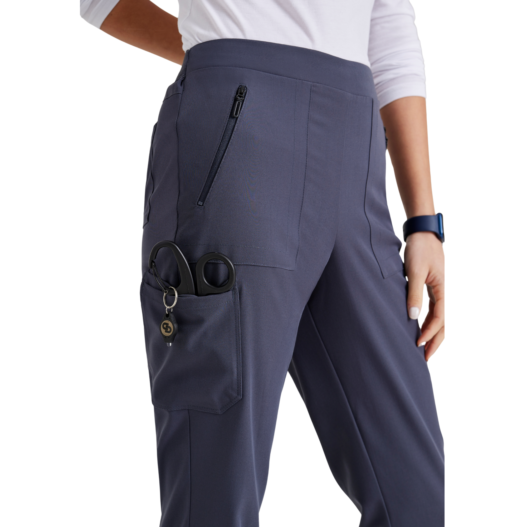 Purpose Pant - Pantalon médical fuselée taille haute - Femme - Barco Unify BARCO UNIFY