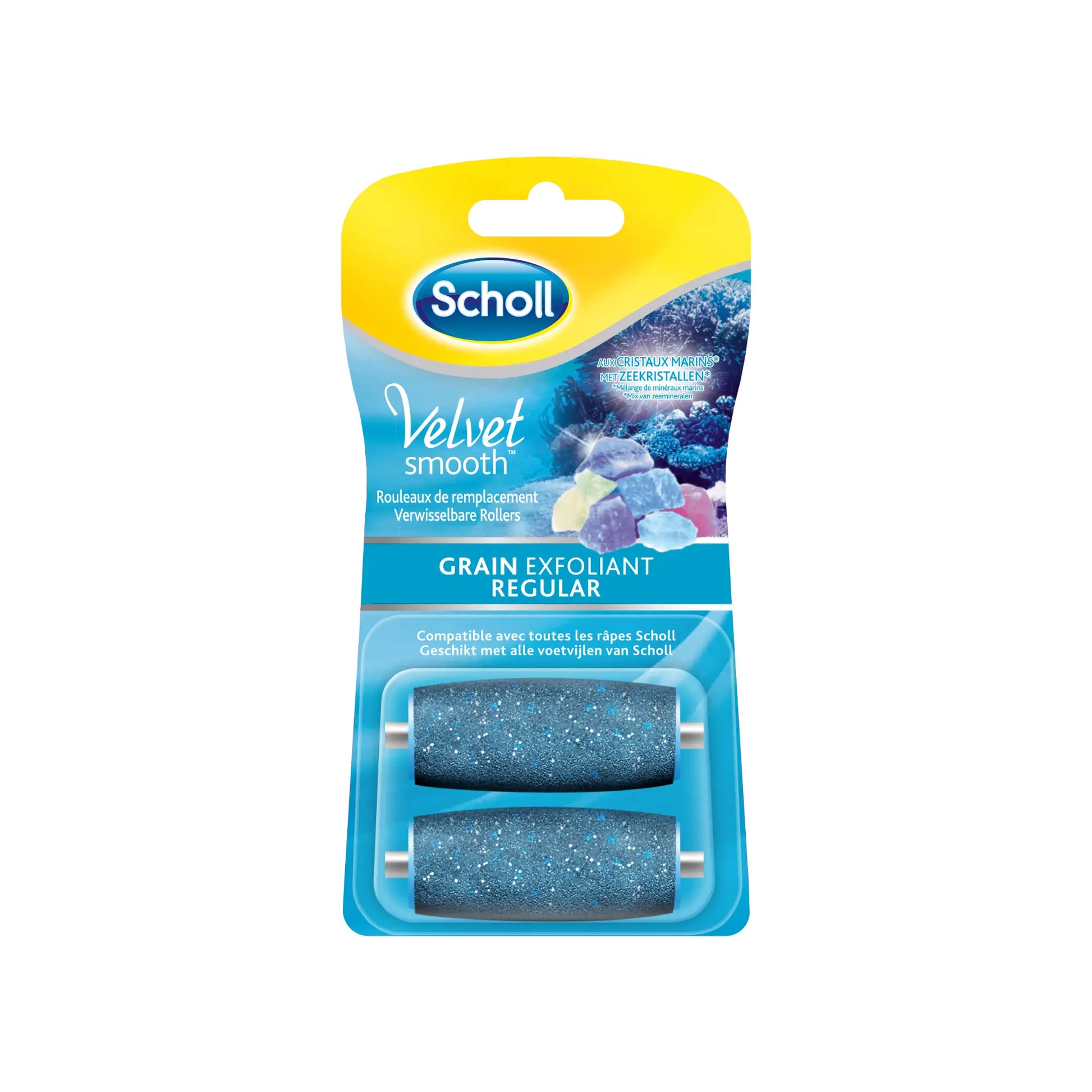 Recharge Rouleau Grain Exfoliant - Râpe de Pédicurie Électrique - Velvet Smooth - Scholl - My Médical