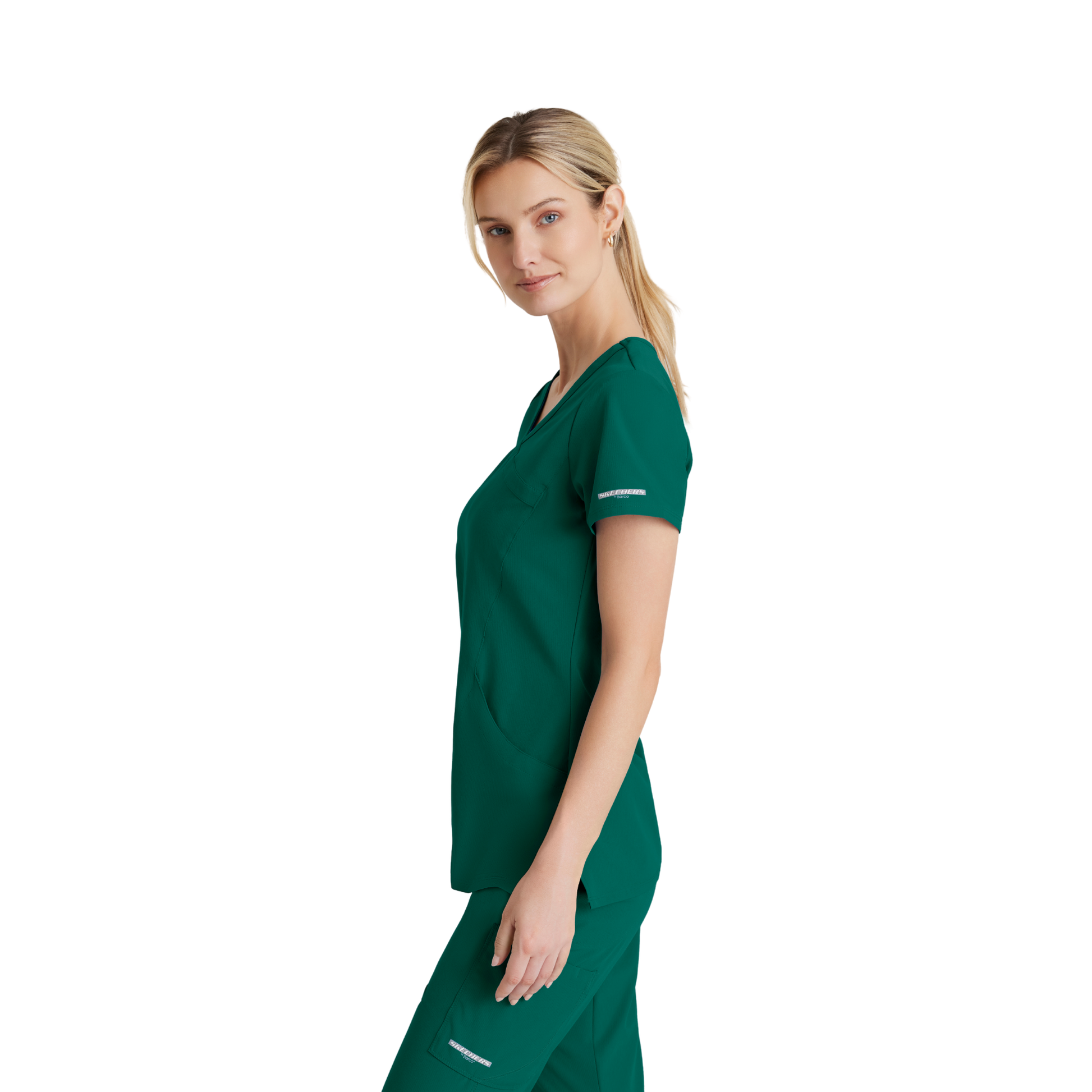 Reliance Top - Haut médical avec col croisé - Femme - Skechers SKECHERS