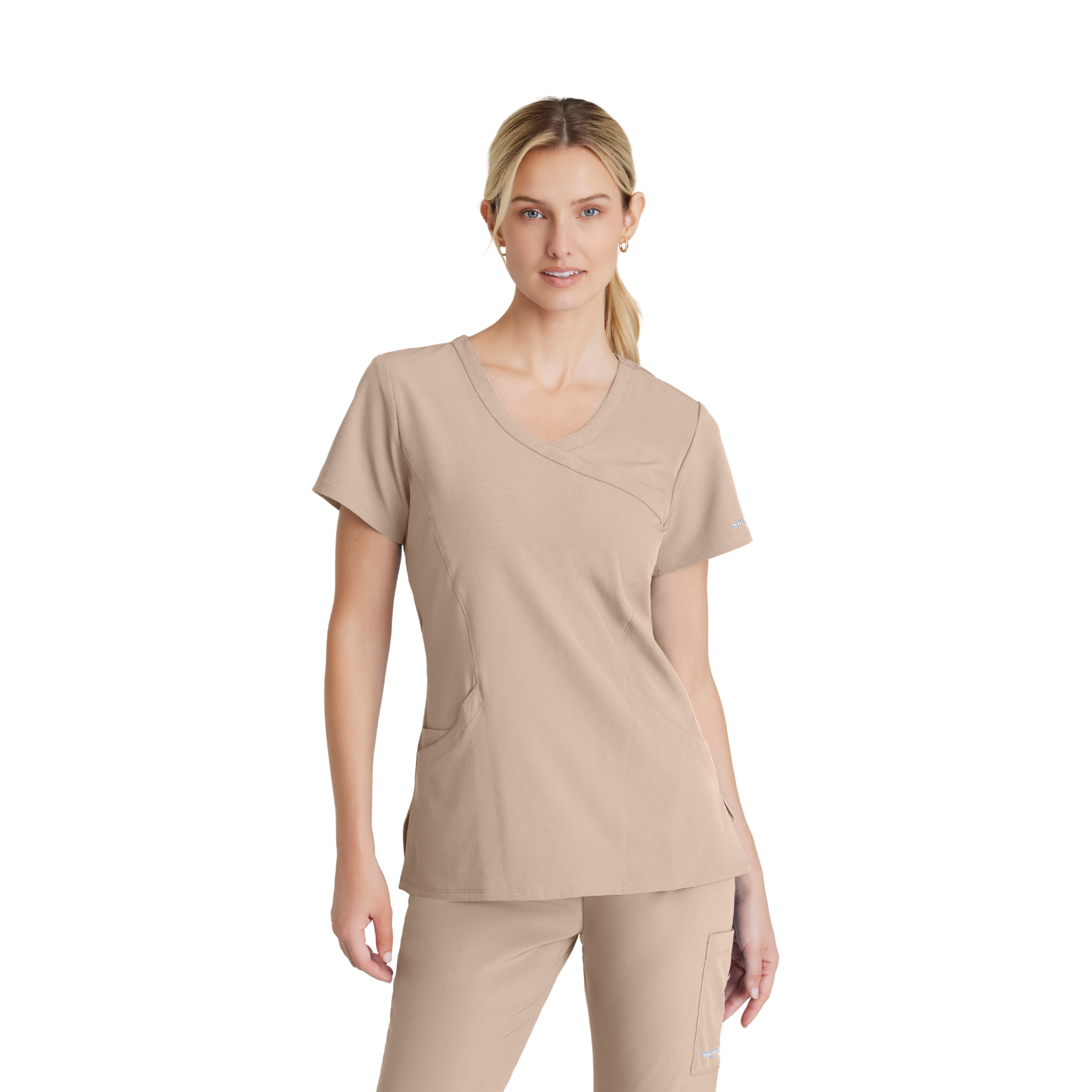 Reliance Top - Haut médical avec col croisé - Femme - Skechers SKECHERS