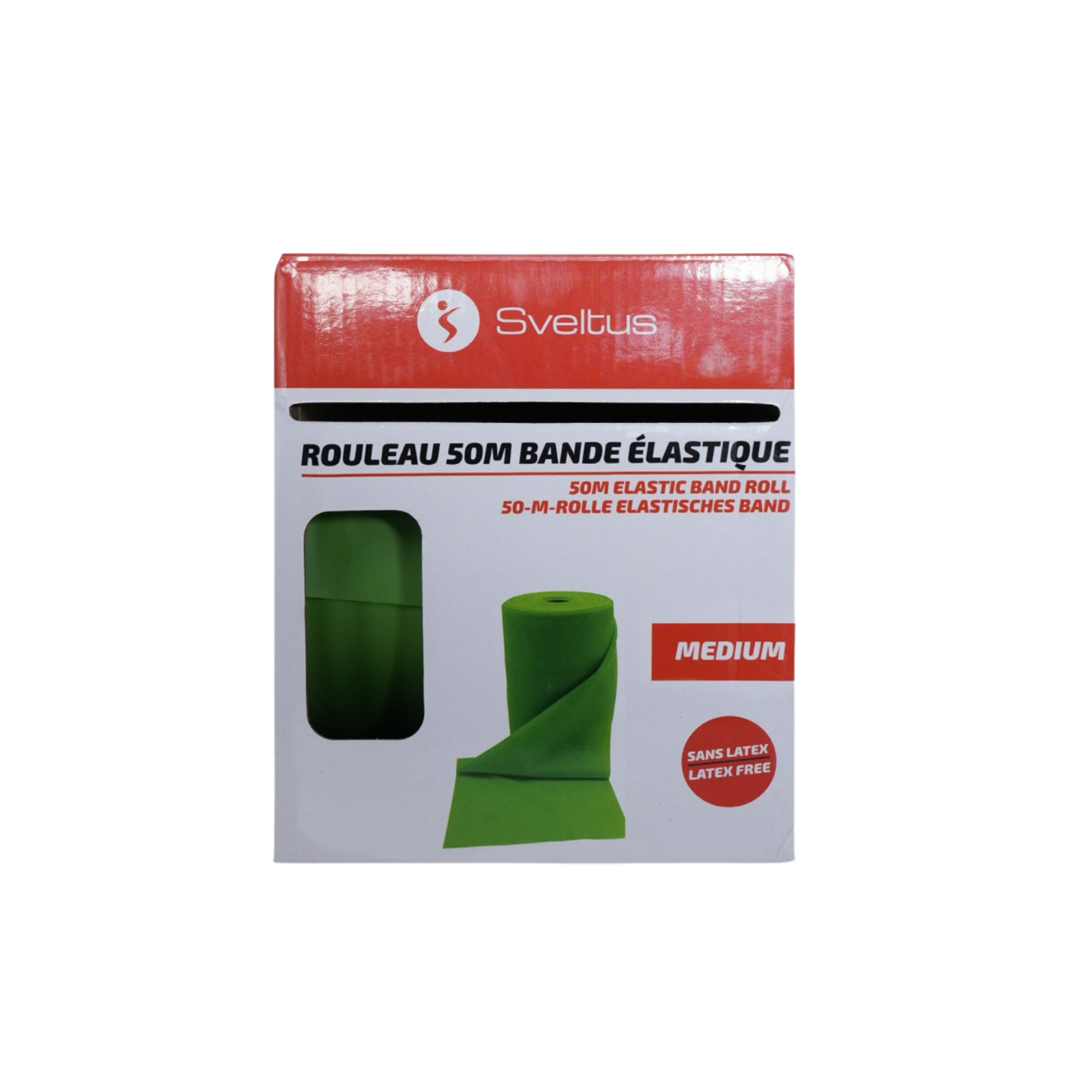 TPE/TPR Elastic Band Roll - 50 m - Sveltus