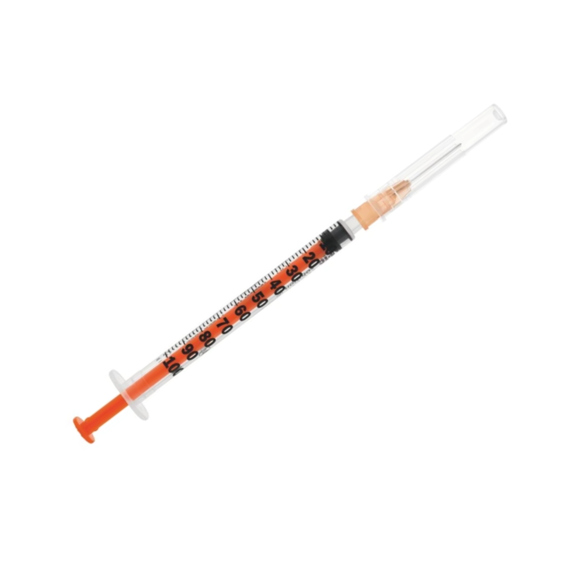 PIC Insulin Syringe 1ml 100U with 16X0.5mm Needle