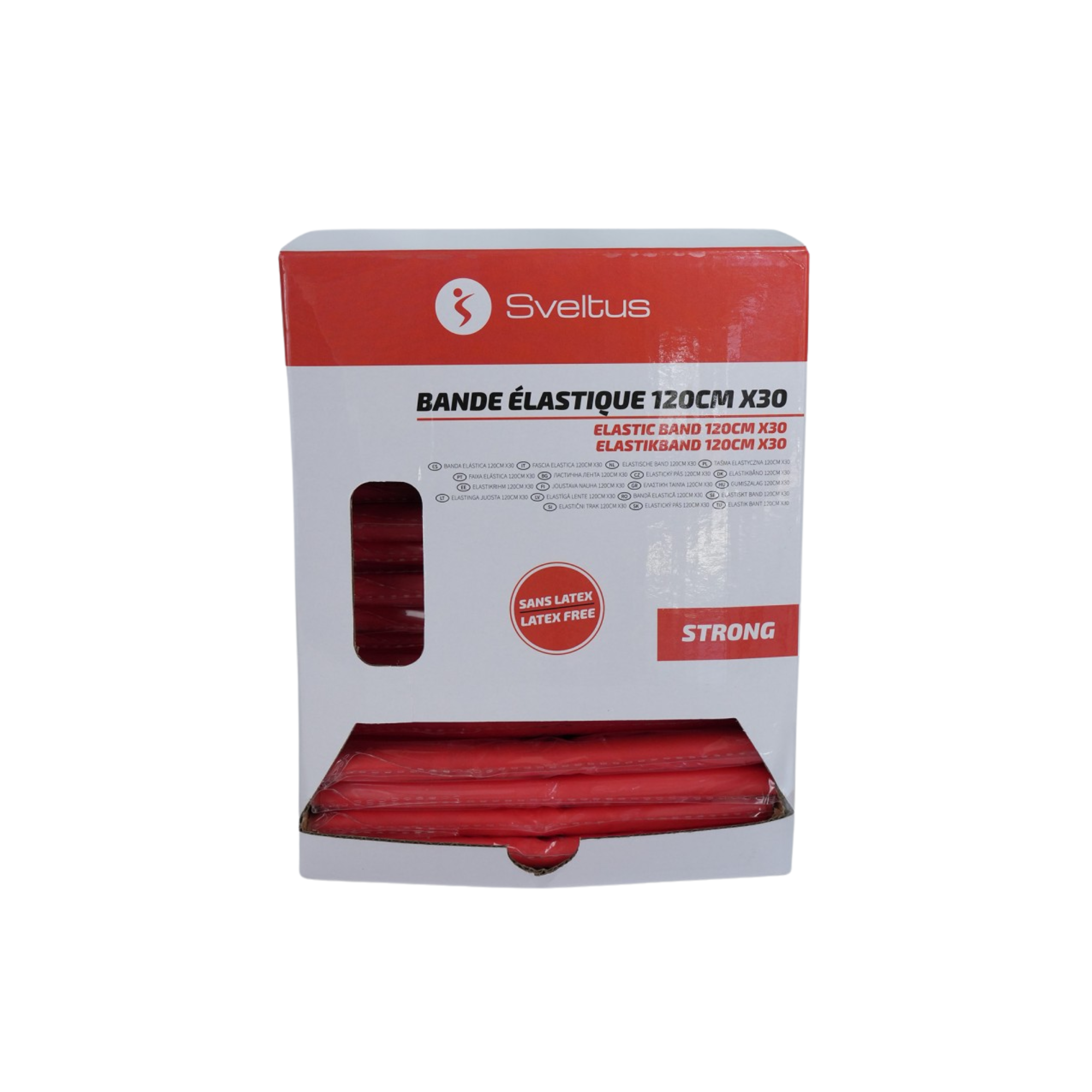 Set 30 Bandes Élastiques TPE - 120 cm - Sveltus