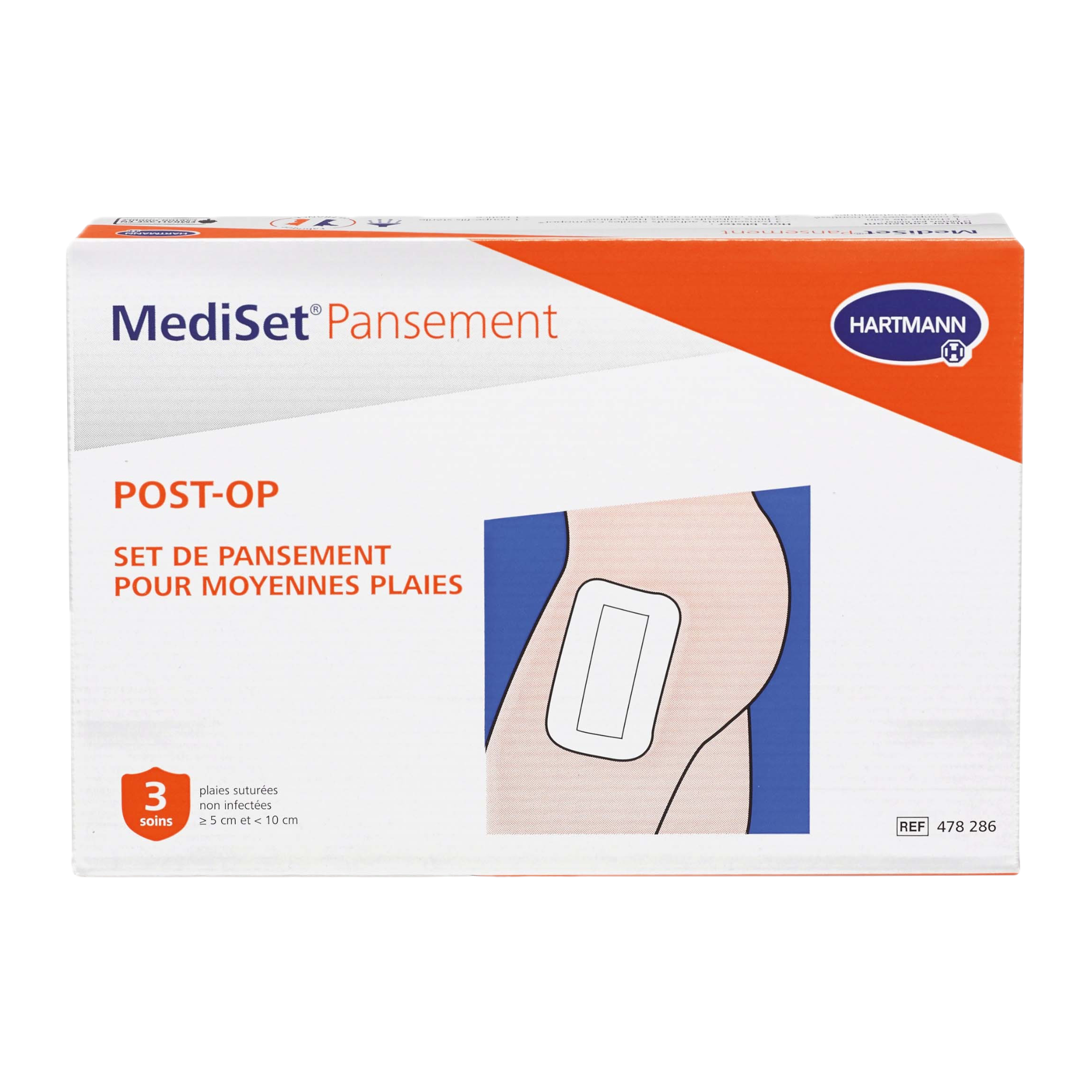 MEDISET Post Op Medium Wound Set - Hartmann