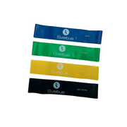 Set de 4 Bandes Latex Aérobic - 25 cm - 9/22 kg - Sveltus