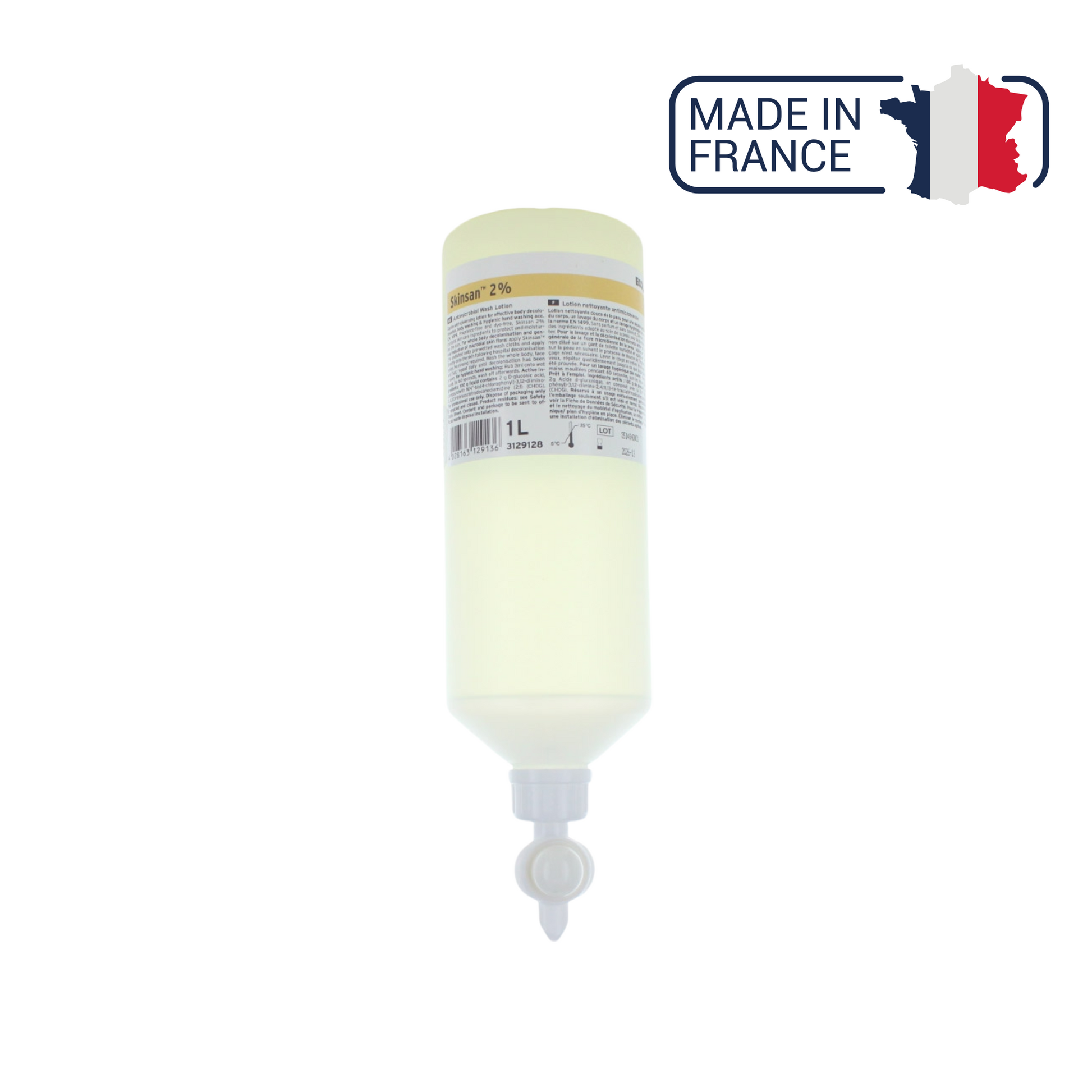 Skinsan 2% savon antiseptique - Différentes tailles - Anios Anios 