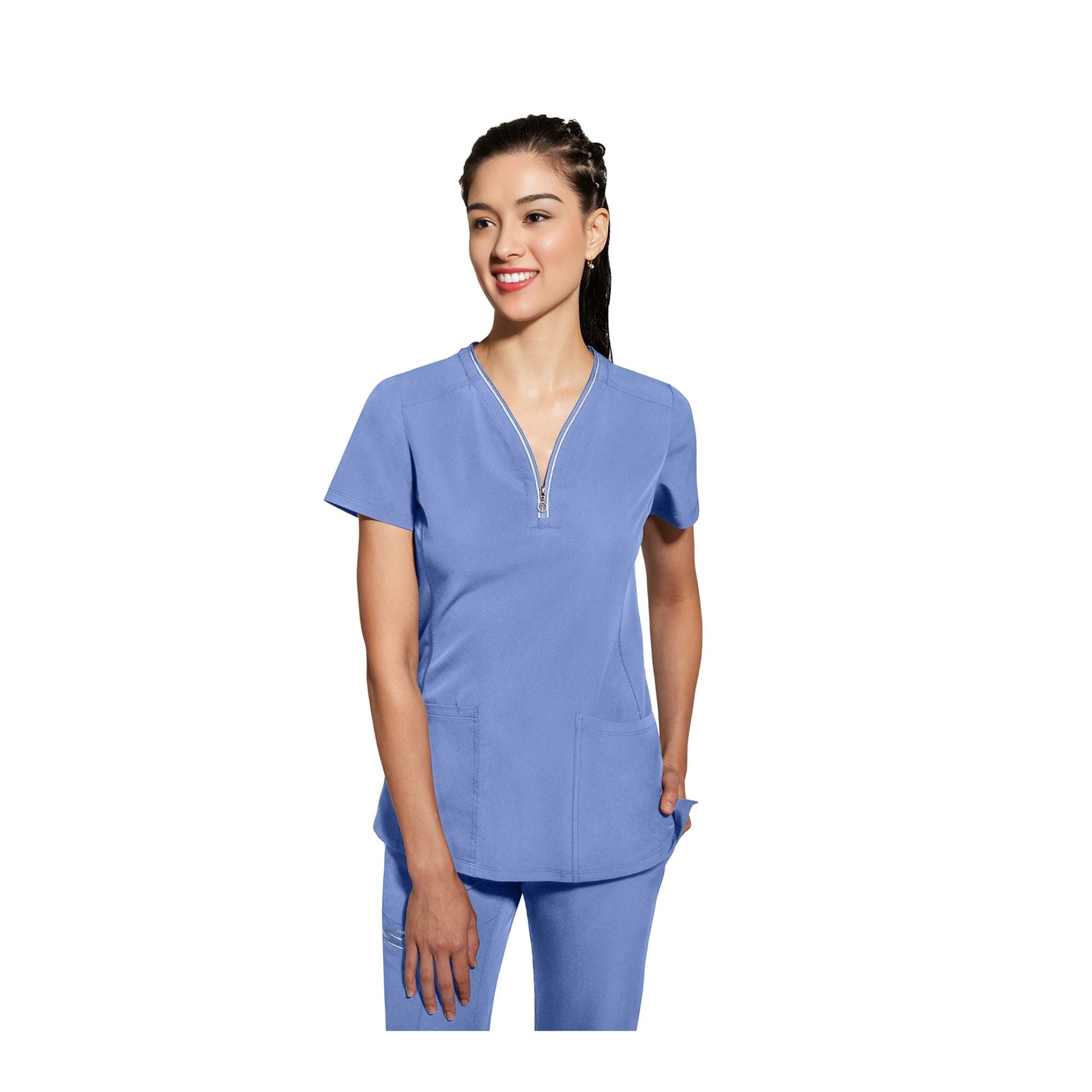 Sonia - Tunique col V zippé - Femme - Healing Hands Healing Hands 