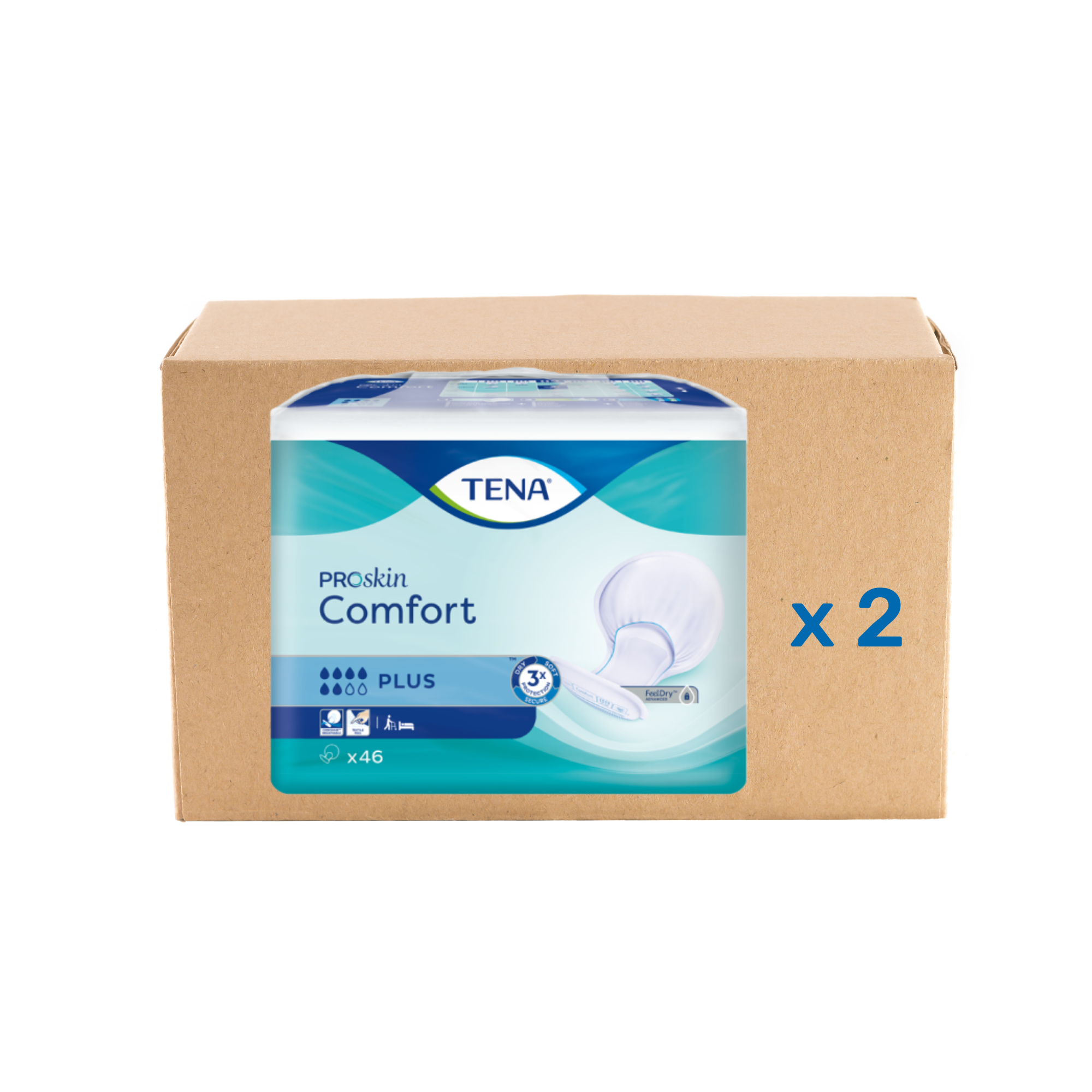 Protection anatomique Tena Confort ProSkin - 6 modèles - Tena