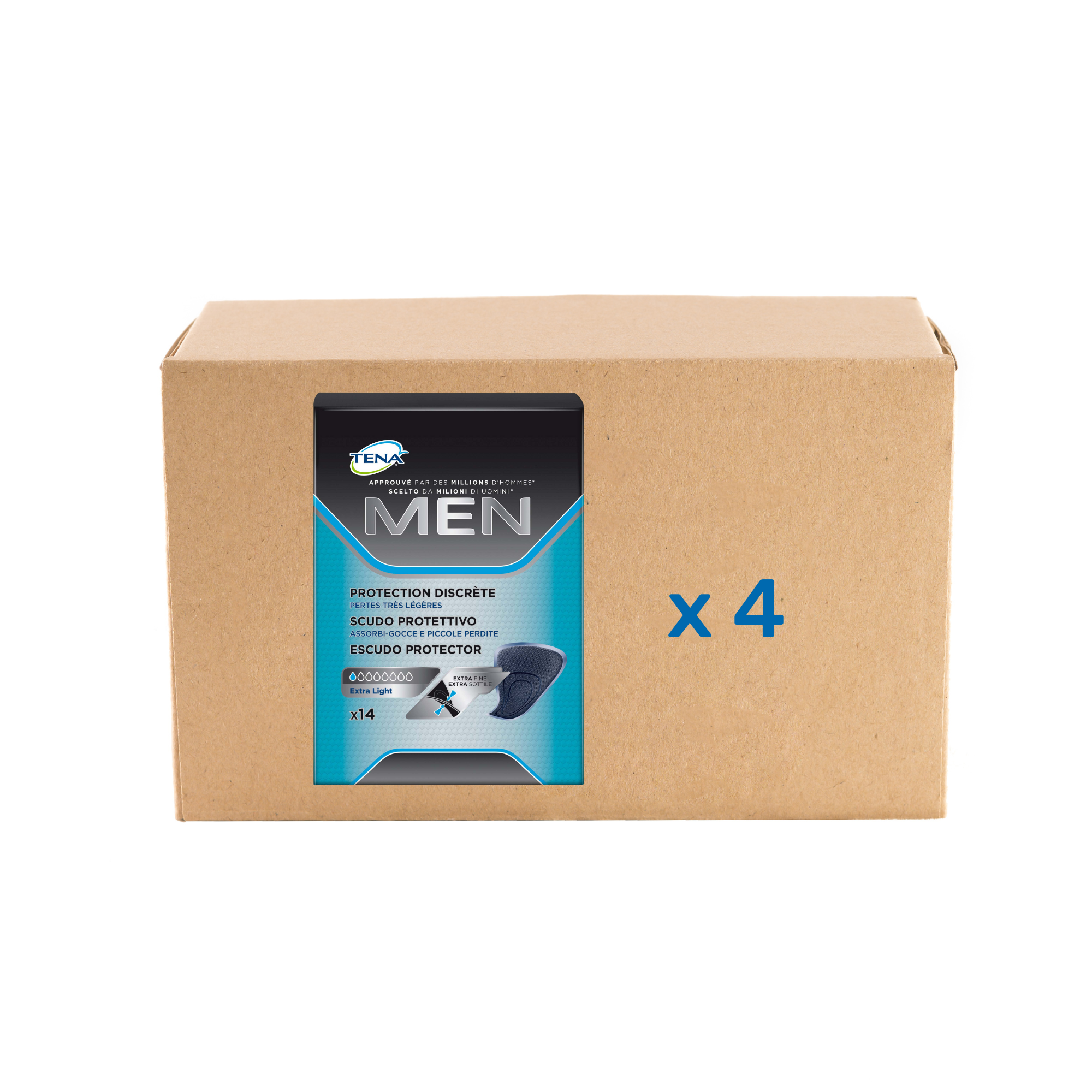 Pack Protection Men - 4 modèles - Tena