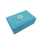 Blue foam yoga brick - 22.50x15 cm - Sveltus