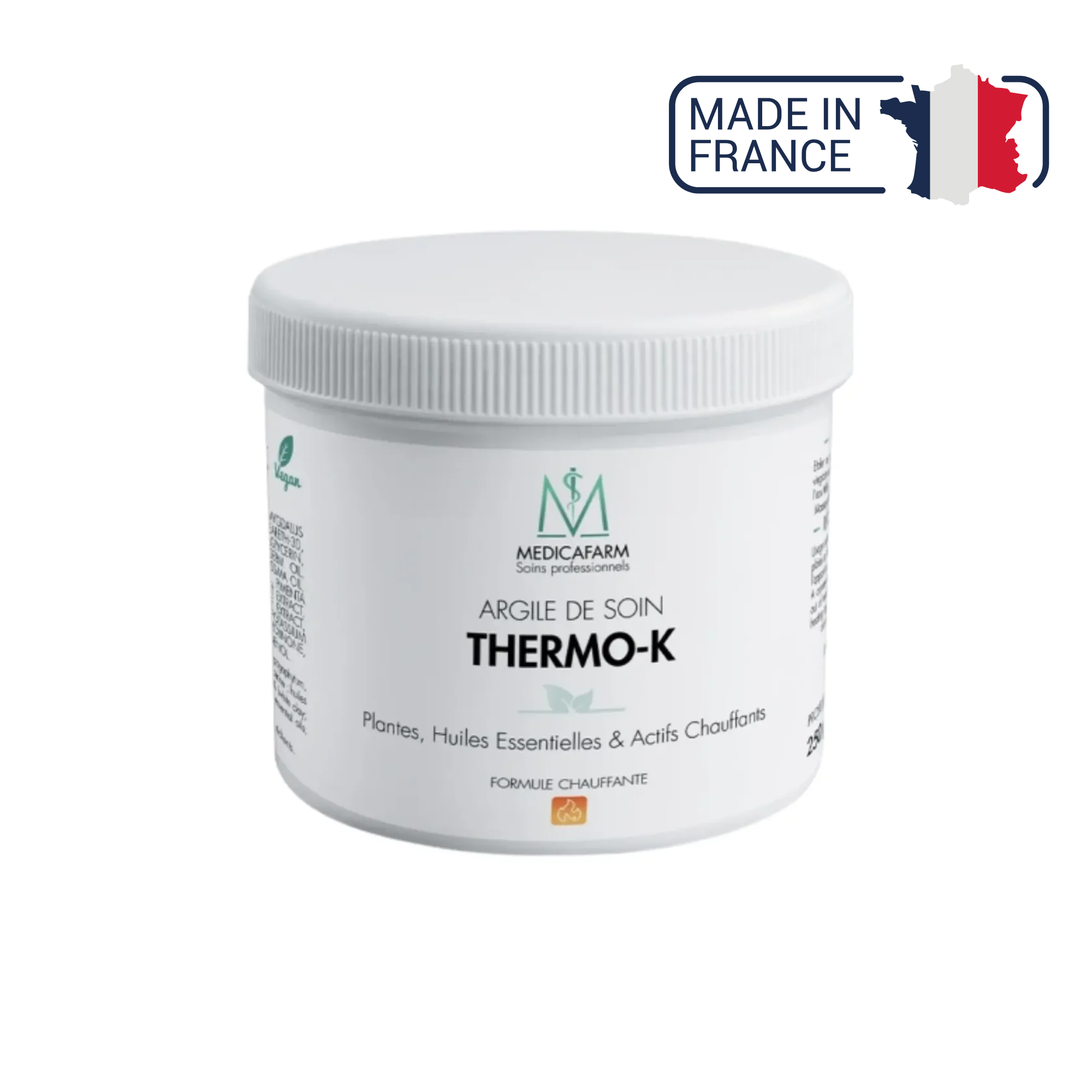 Argile de soin Thermo-K - Chauffant - Pot 250g - Medicafarm