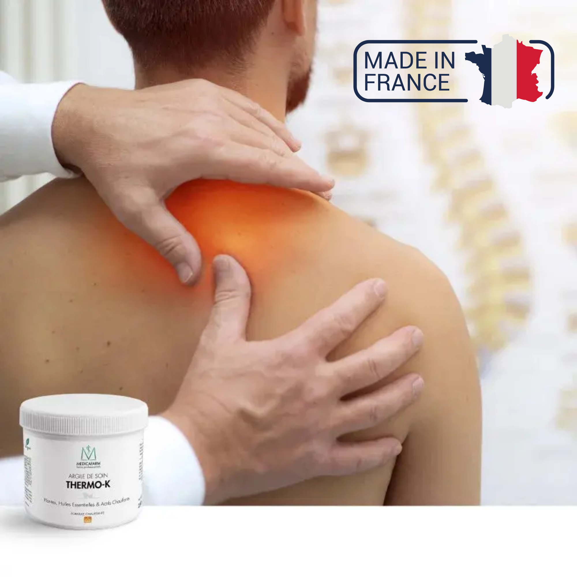 Argile de soin Thermo-K - Chauffant - Pot 250g - Medicafarm