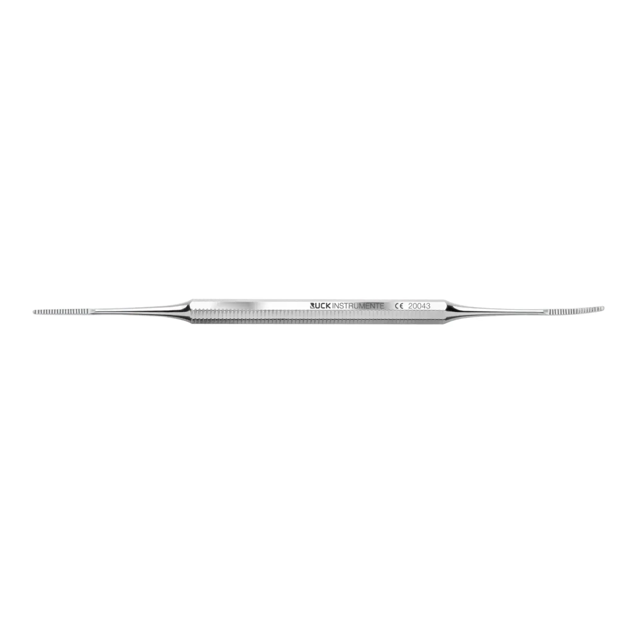 Narrow Double Curette, Straight/Bent - Length: 13.5 cm - Ruck