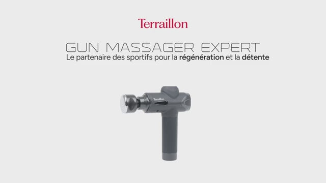 Charger la vidéo : Gun Massager Expert - Pistolet de massage - Terraillon