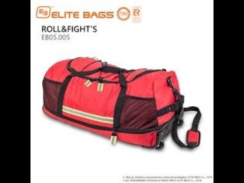 Load video: Sac pliant transport EPI pompier - ROLL&amp;FIGHT - Elite Bags